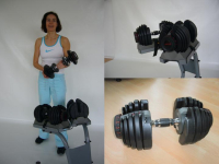 Hantelständer Grau BDS100