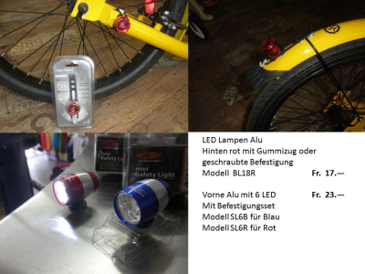 LED Lichtset hinten Alu